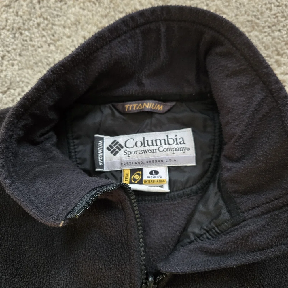 Vintage Columbia Titanium Full-zip Fleece Jacket